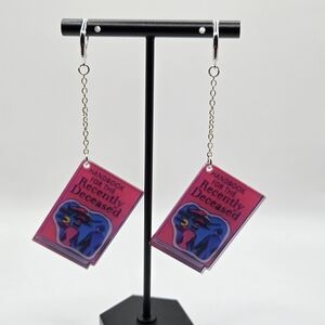 Beetlejuice Handbook for the Recently Deceased Earrings 💀📖